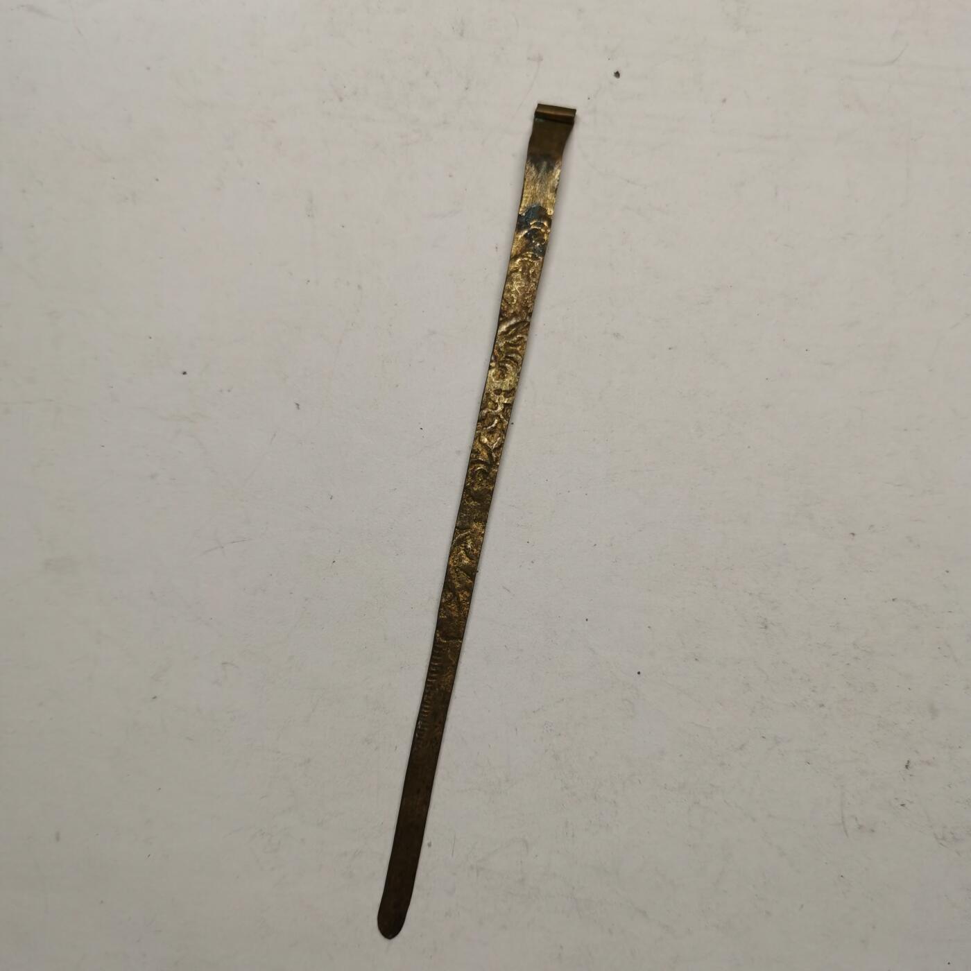 杂件专场89期 老铜花纹簪