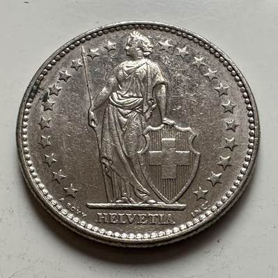 🌹外币初藏🌹🐯2025年第141场  每周二四六晚8️⃣点 接代拍 - 瑞士1968年2法郎