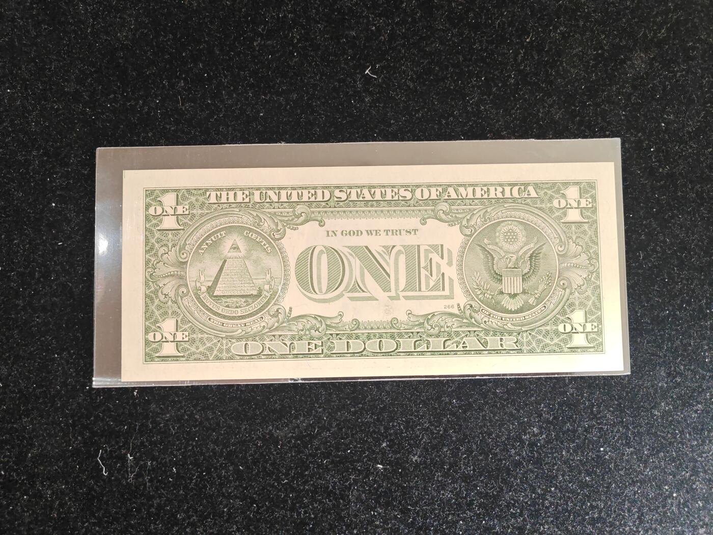 美国 1995年 1美元 H区 全新UNC