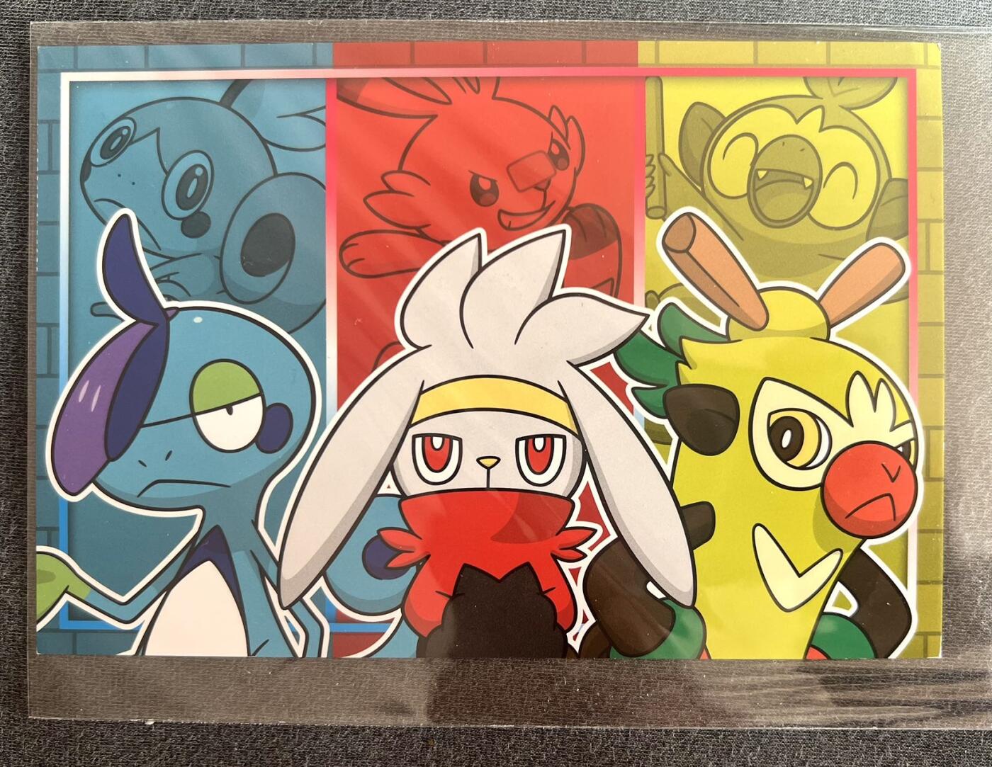 【宝可梦封片】宝可梦明信片+日本邮票+纪念戳