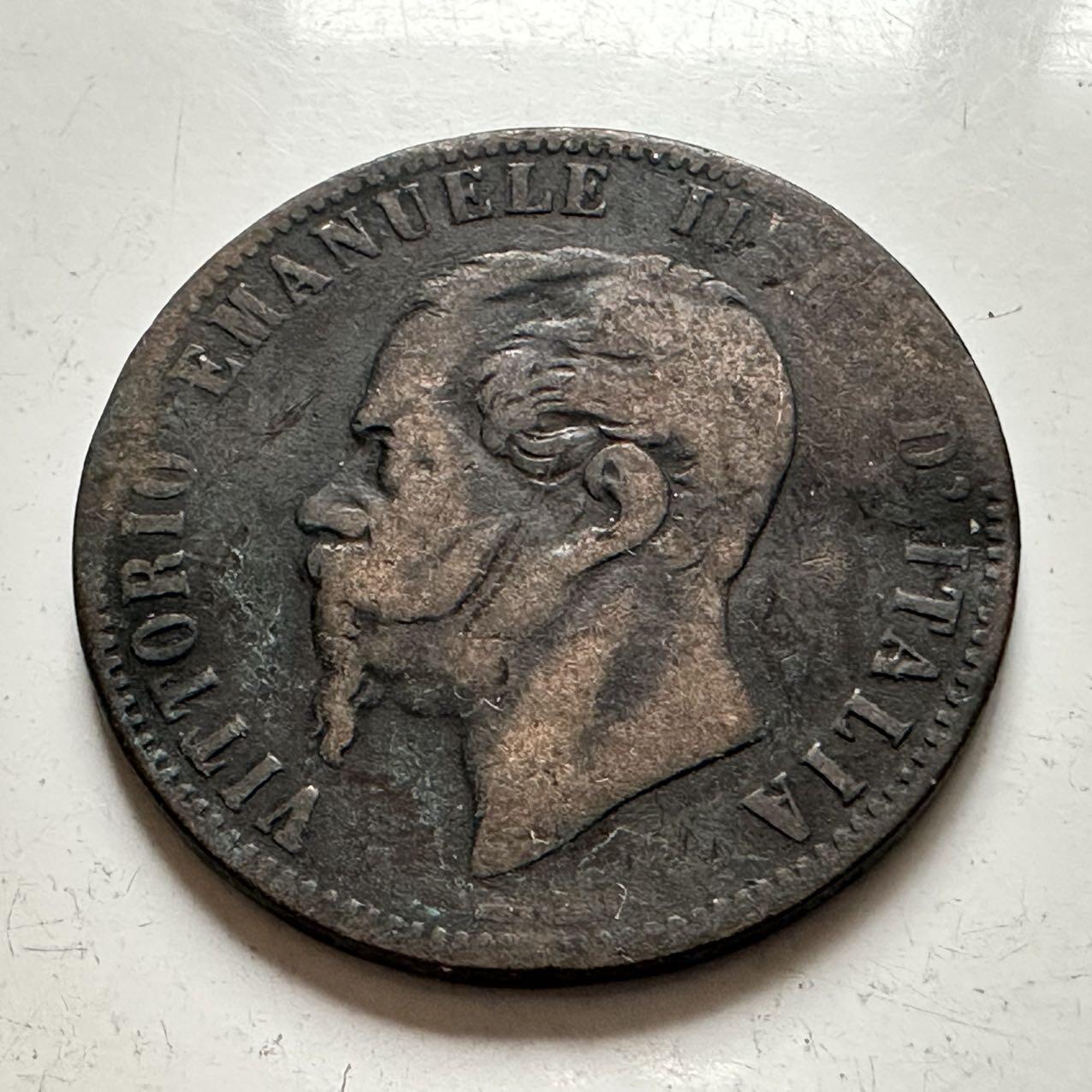 🌹外币初藏🌹🐯2025年第141场  每周二四六晚8️⃣点 接代拍 意大利1867年10分