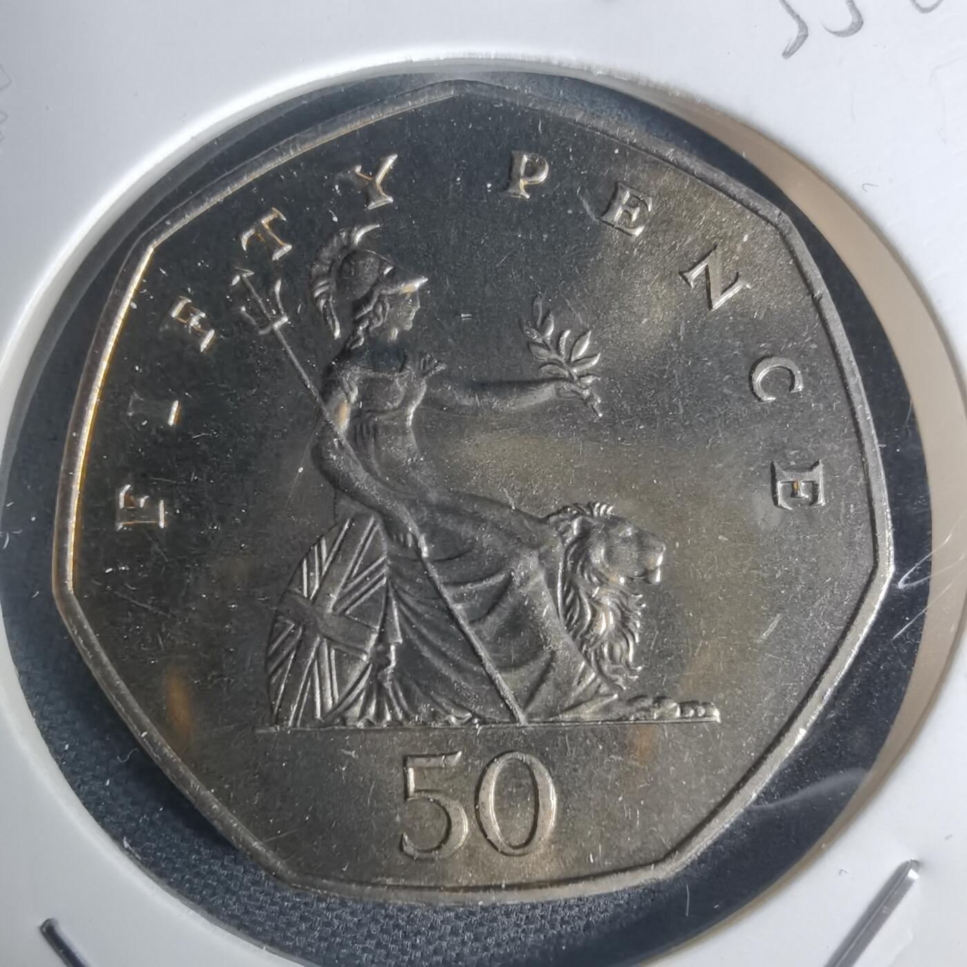 沼泽如烟--第935场 英国1982年50便士