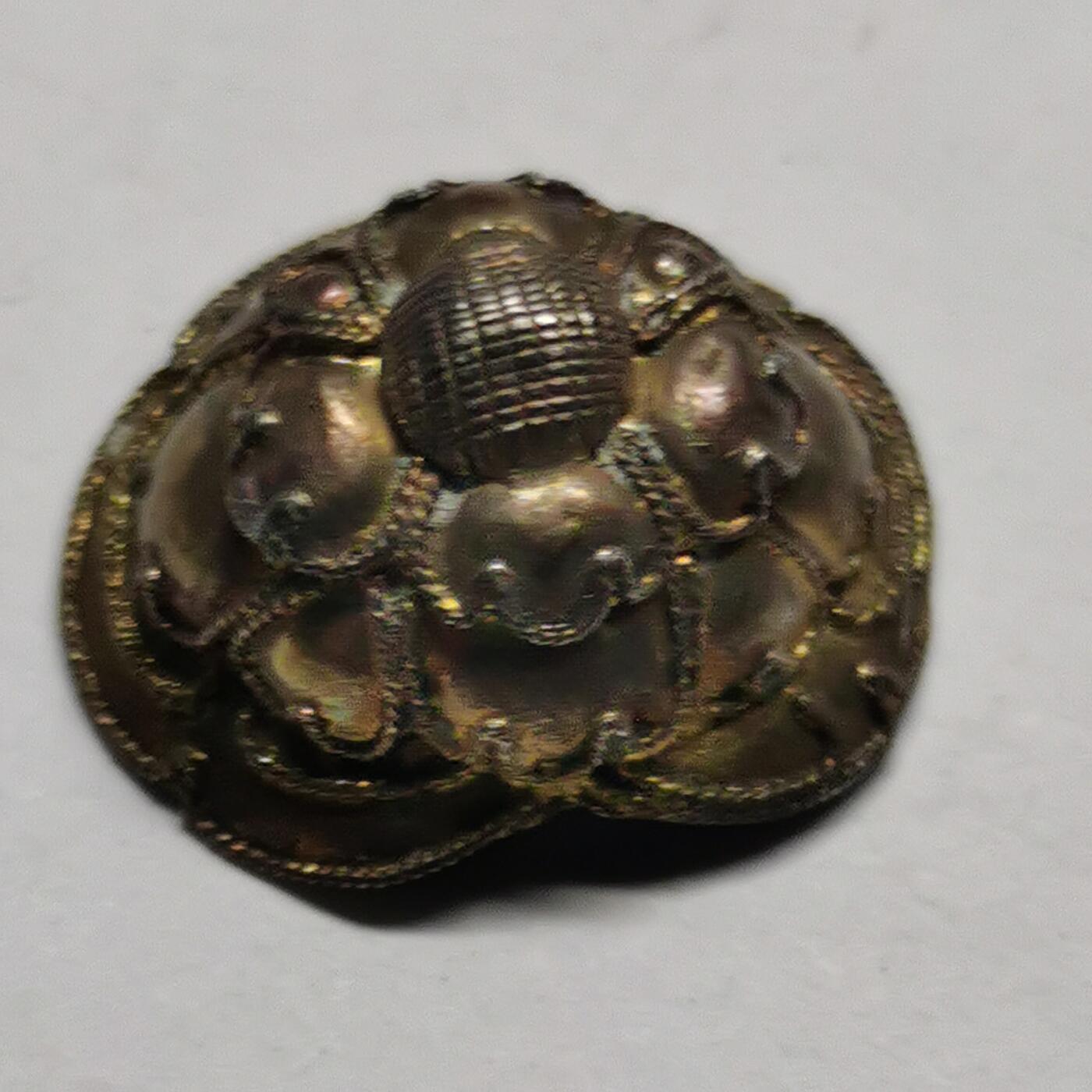 杂件专场89期 清代老银心形花