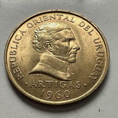 🌹外币初藏🌹🐯2025年第141场  每周二四六晚8️⃣点 接代拍 - 乌拉圭1960年10分