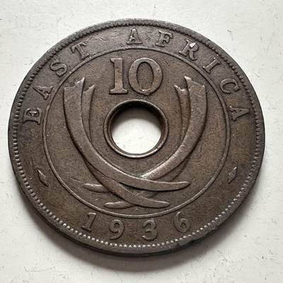 🌹外币初藏🌹🐯2025年第141场  每周二四六晚8️⃣点 接代拍 - 英属东非1936年爱八10分 H版