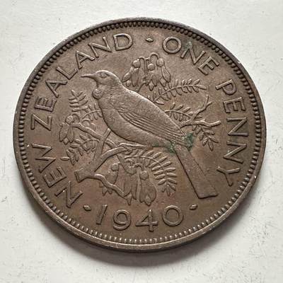 🌹外币初藏🌹🐯2025年第141场  每周二四六晚8️⃣点 接代拍 - 新西兰1940年一便士