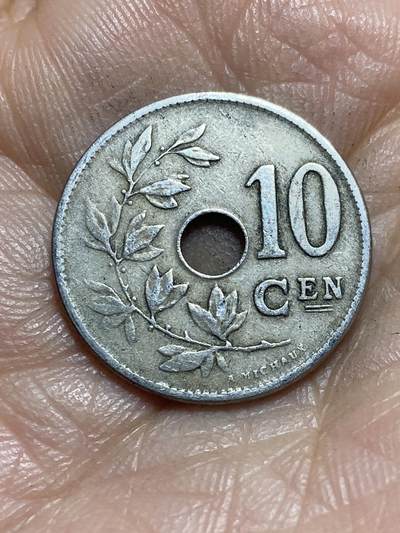 2025年第一百三十七场(总第一百六十三场）外国好品散币场(免佣金) - 比利时🇧🇪1906年10分(利奥波德二世时期，荷语版，关门年)