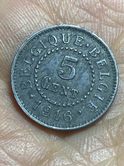 2025年第一百三十七场(总第一百六十三场）外国好品散币场(免佣金) - 比利时🇧🇪1916年5分(一战德国占领时期)