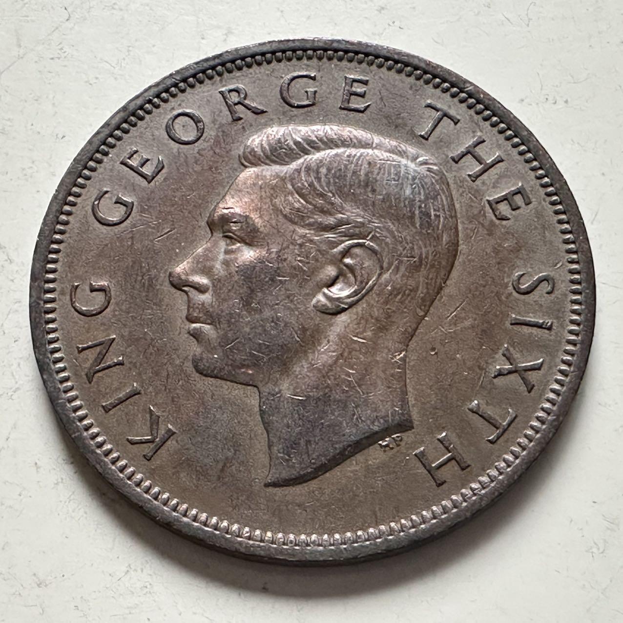 🌹外币初藏🌹🐯2025年第141场  每周二四六晚8️⃣点 接代拍 新西兰1951年一便士