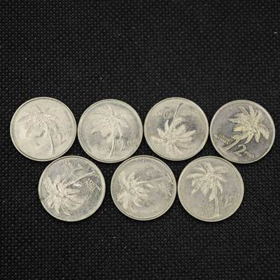 【淘币小摊】实时拍第八百三十一拍   散币场   满百包邮可预留二周 每周一统一发货   -  菲律宾2比索7枚