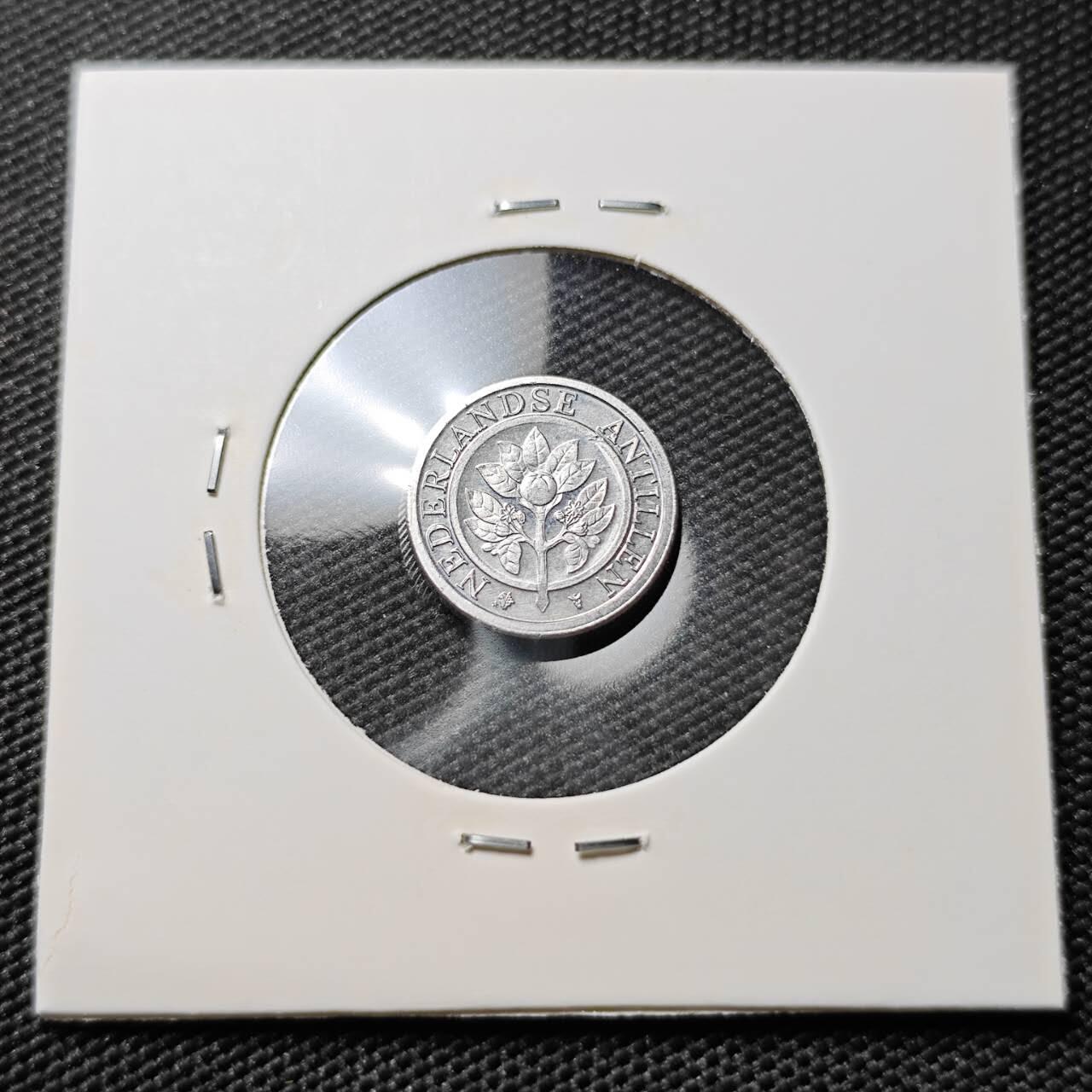 KK钱币收藏小铺 第380期  2月预留时间 周末发货  2002荷属安地列斯1分