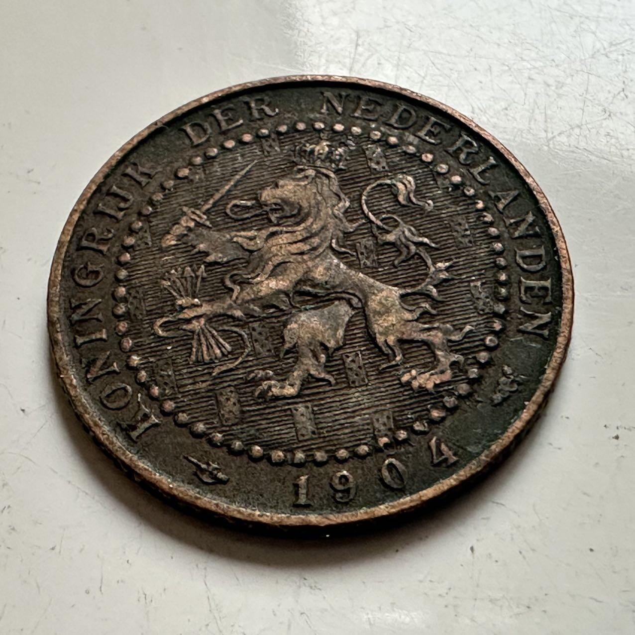 🌹外币初藏🌹🐯2025年第141场  每周二四六晚8️⃣点 接代拍 荷兰1904年一分