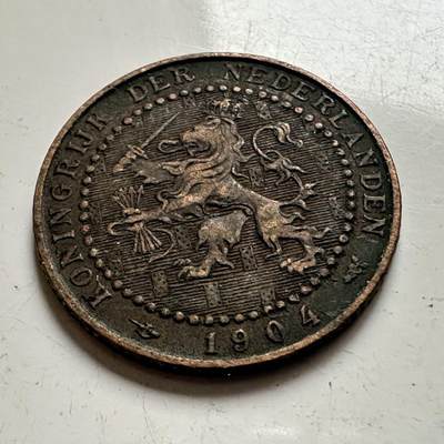 🌹外币初藏🌹🐯2025年第141场  每周二四六晚8️⃣点 接代拍 - 荷兰1904年一分