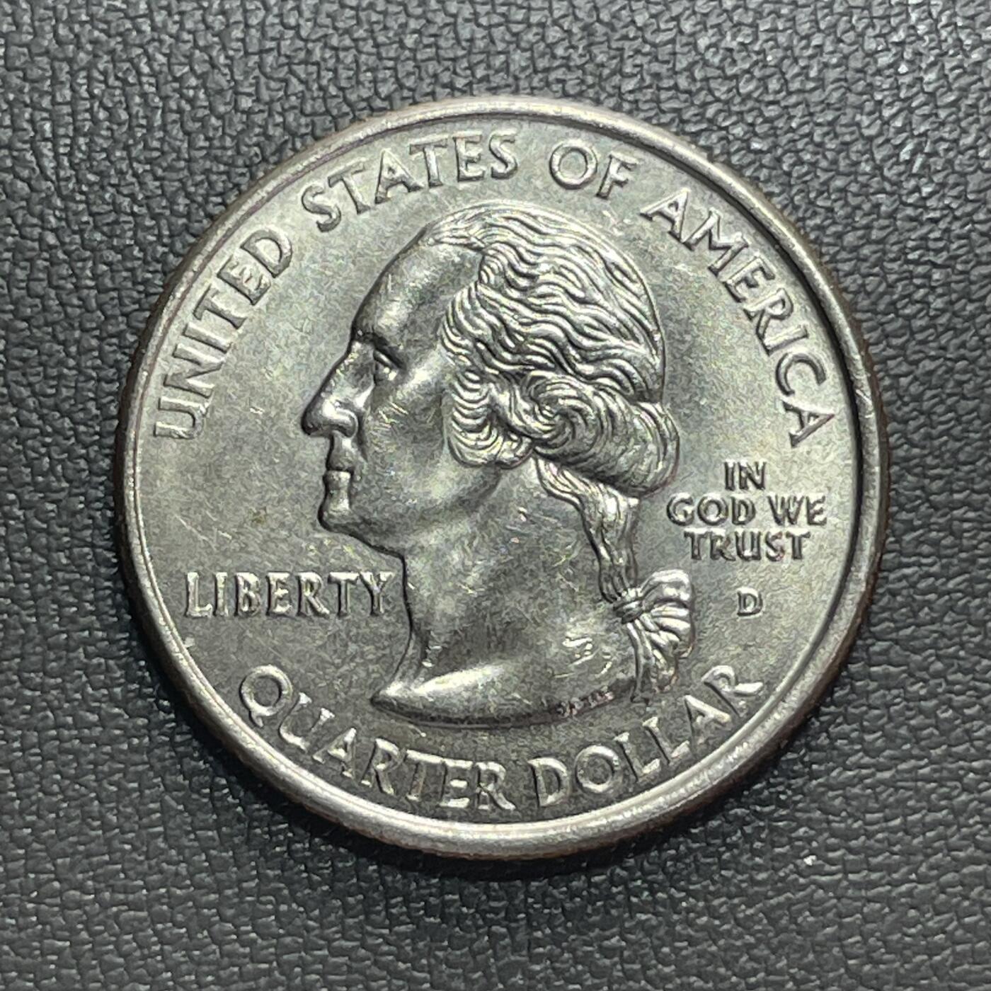 回流1222 美国州币系列之2007年华盛顿州 虹鳟鱼、雷尼尔山与常青森林