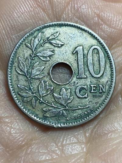 2025年第一百三十七场(总第一百六十三场）外国好品散币场(免佣金) - 少见–比利时🇧🇪1903年10分(利奥波德二世时期，荷语版，首发年)