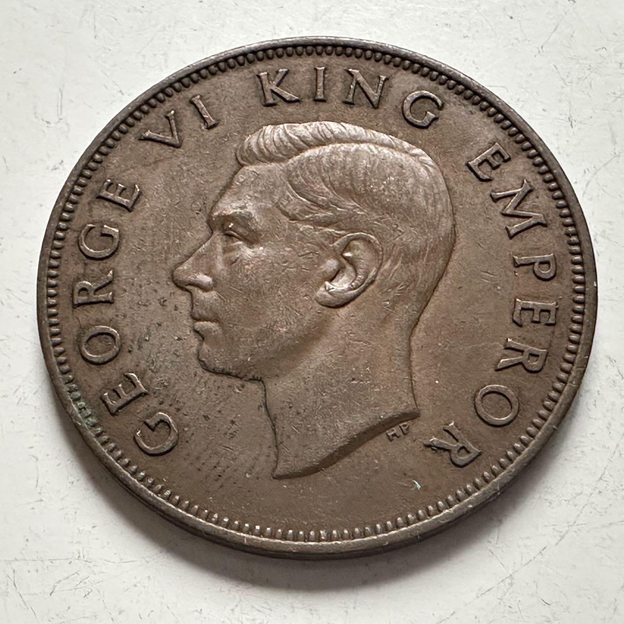 🌹外币初藏🌹🐯2025年第141场  每周二四六晚8️⃣点 接代拍 新西兰1940年一便士