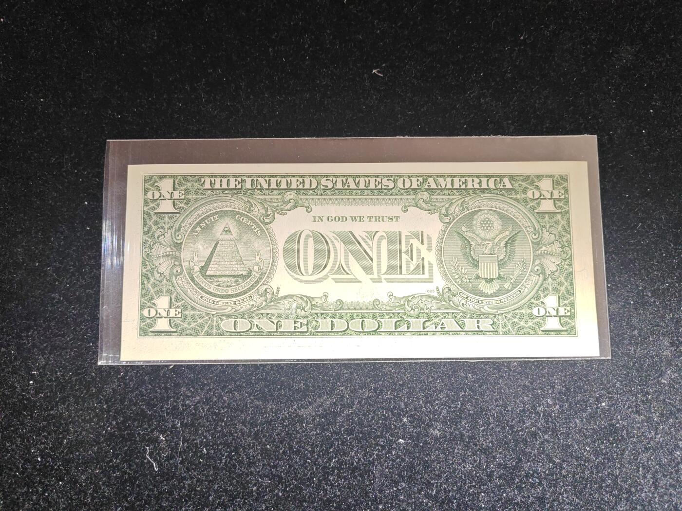 美国 1995年 1美元 无4 A区 全新UNC