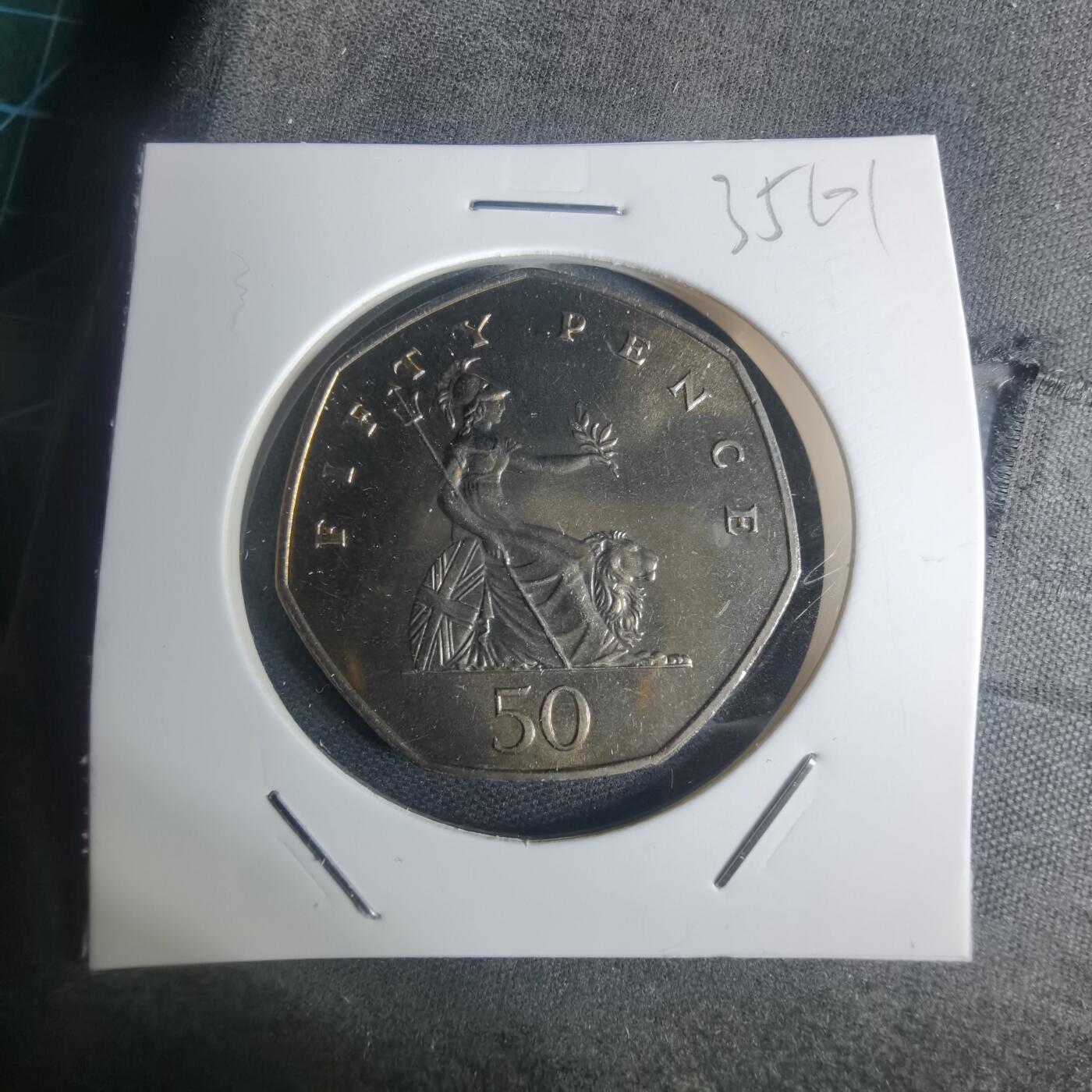 沼泽如烟--第935场 英国1982年50便士