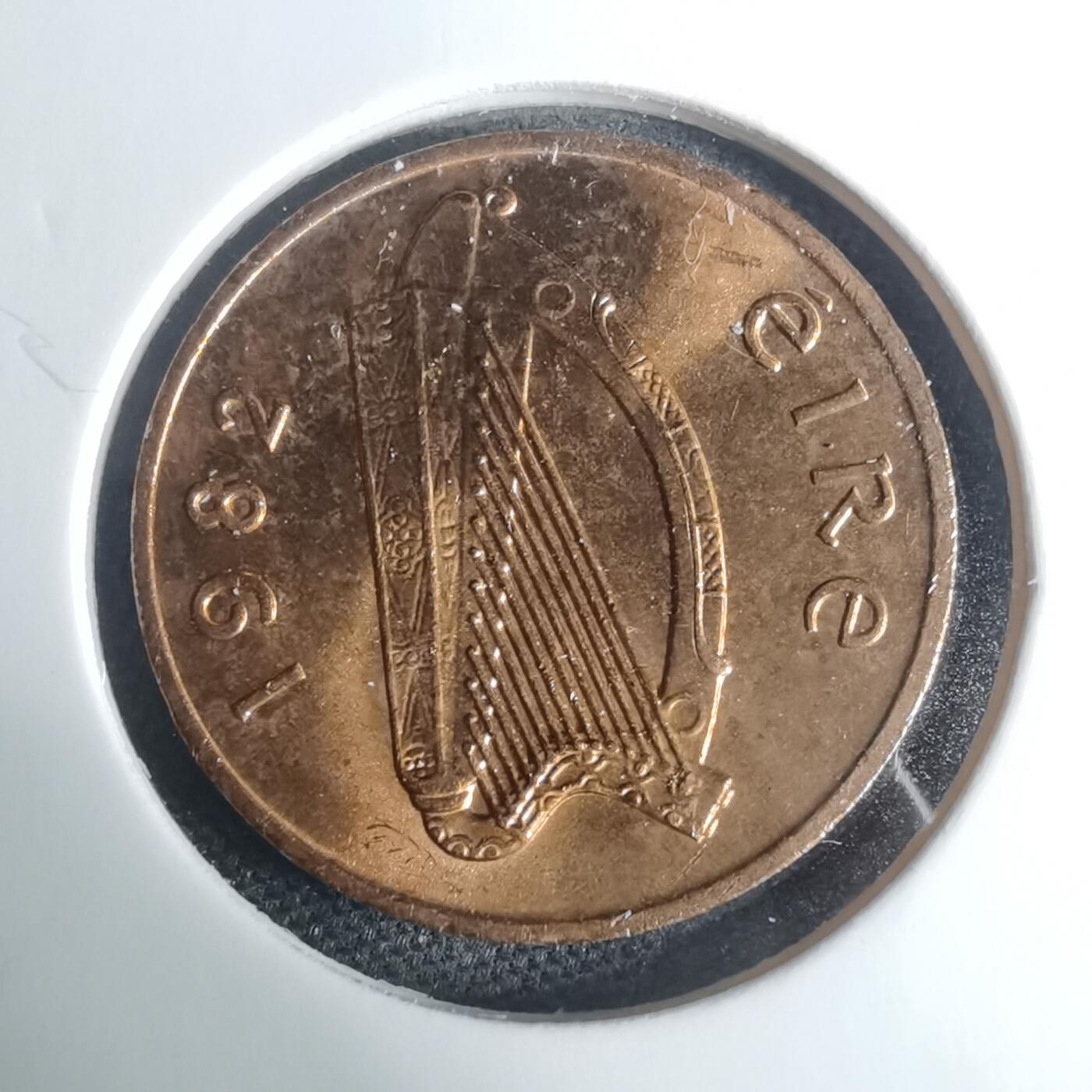 沼泽如烟--第935场 爱尔兰1982年1便士