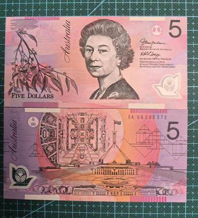 澳大利亚 2006年 5元塑料钞 全新UNC - 澳大利亚 2006年 5元塑料钞 全新UNC