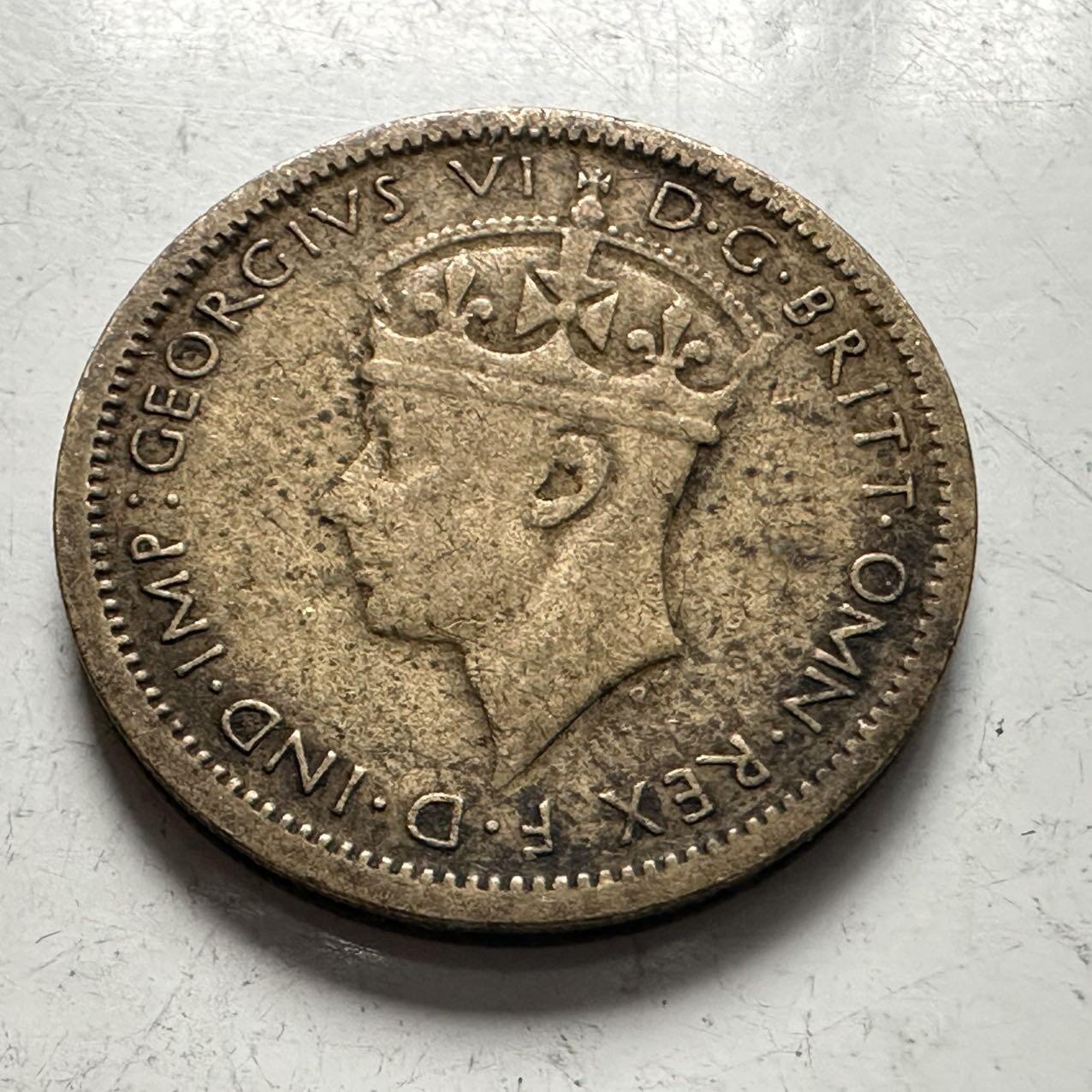 🌹外币初藏🌹🐯2025年第141场  每周二四六晚8️⃣点 接代拍 英属西非1943年6便士