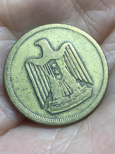 2025年第一百三十七场(总第一百六十三场）外国好品散币场(免佣金) - 埃及🇪🇬1960年10米利姆(阿拉伯联合共和国时期)