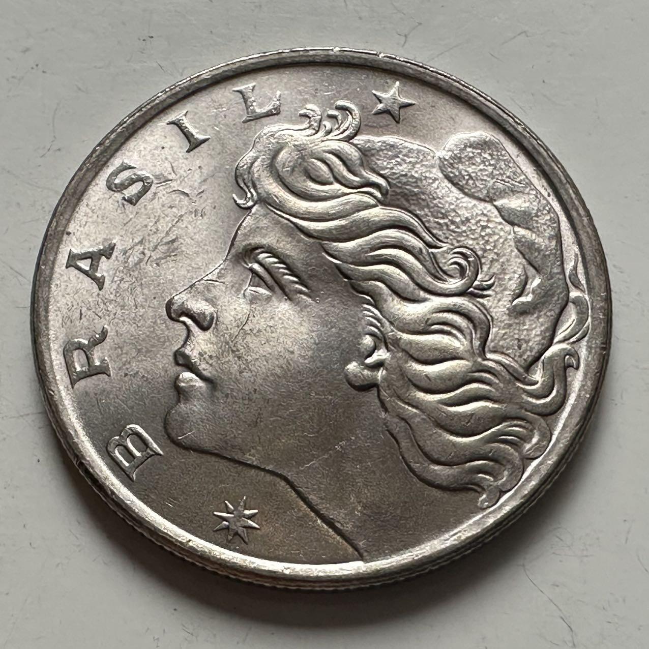 🌹外币初藏🌹🐯2025年第141场  每周二四六晚8️⃣点 接代拍 巴西1976年一克鲁塞罗