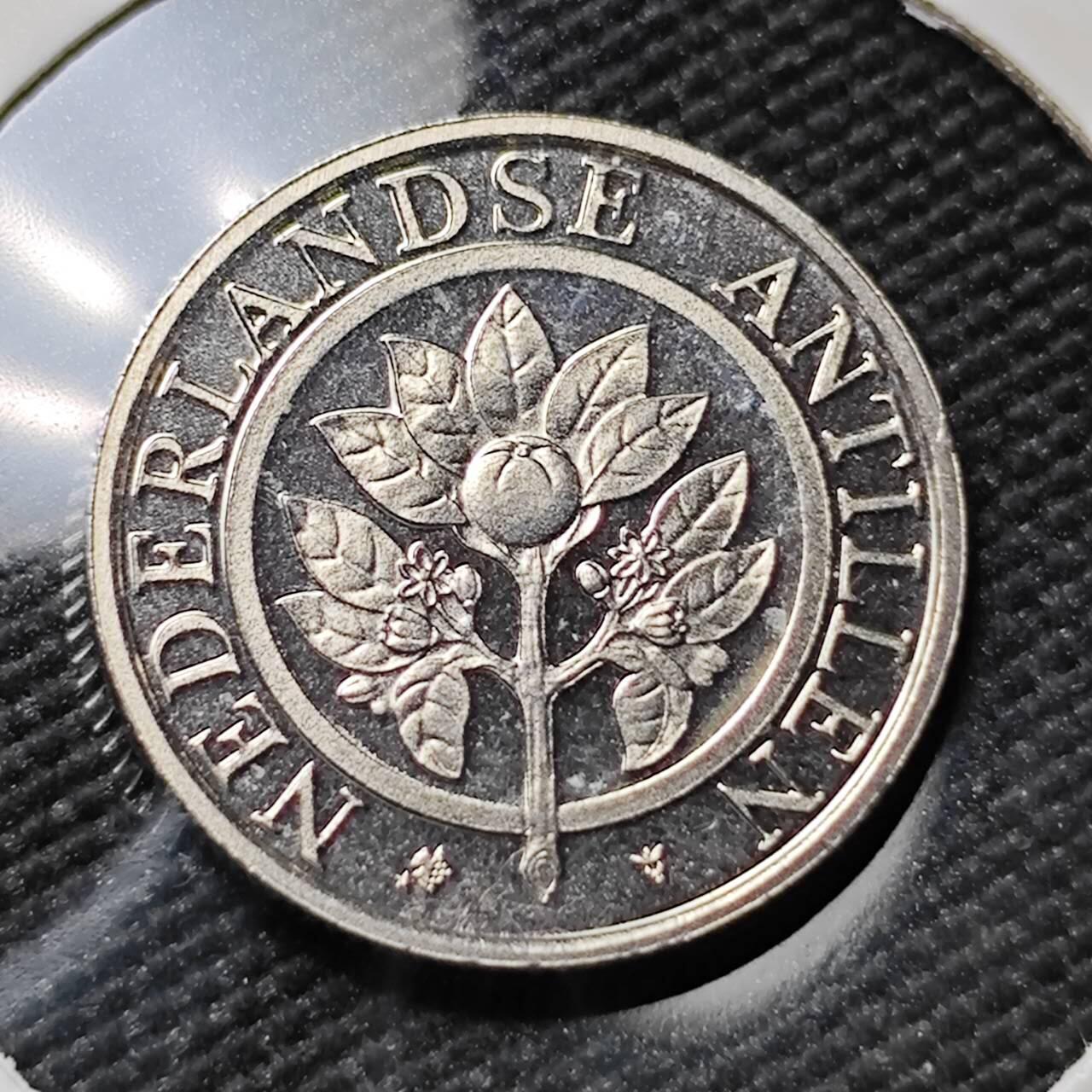 KK钱币收藏小铺 第380期  2月预留时间 周末发货   2002荷属安地列斯10分 好品