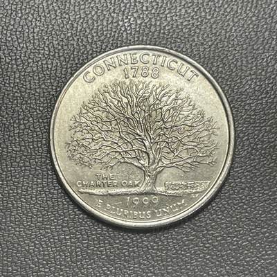 回流1222 - 美国州币系列之1999年康涅狄格州 宪章橡树