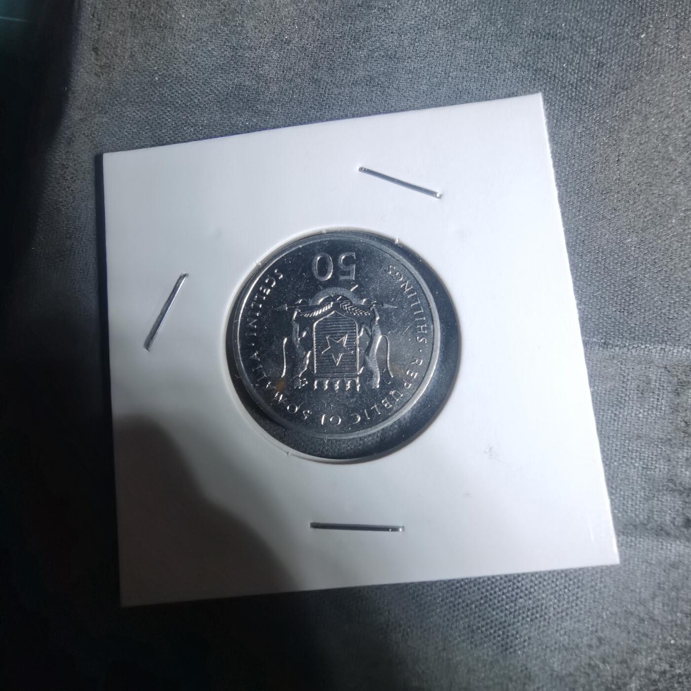 沼泽如烟--第934场 索马里2002年50先令