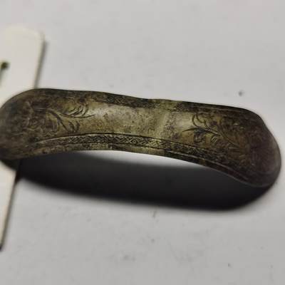 杂件专场89期 - 清代老银花纹发簪