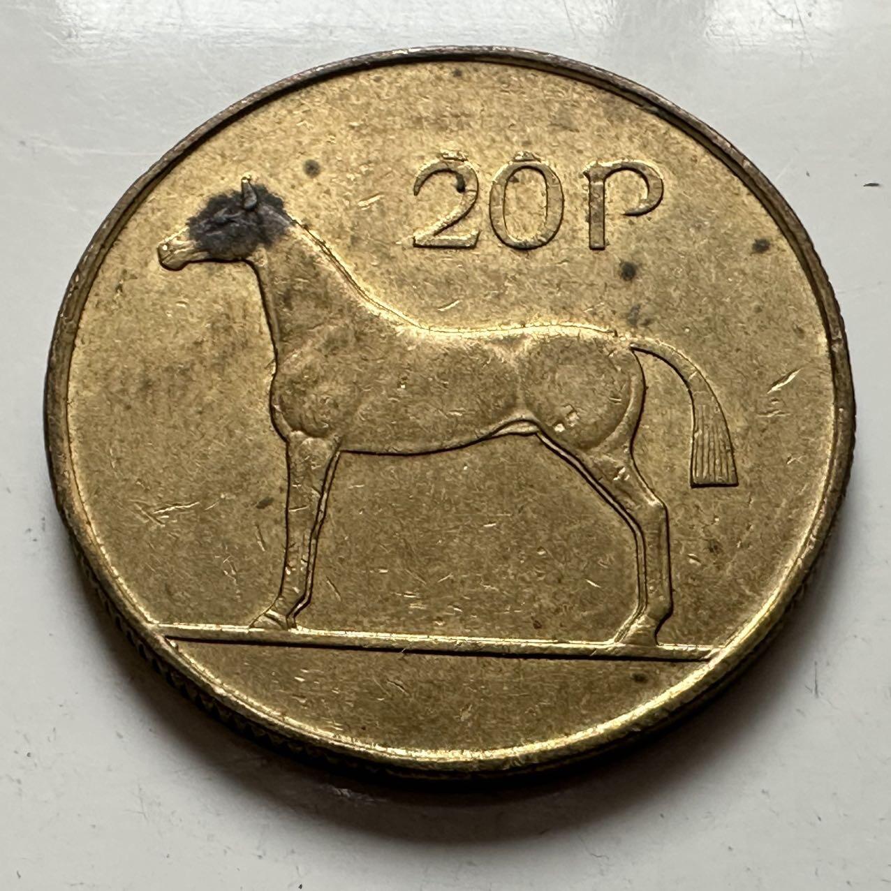 🌹外币初藏🌹🐯2025年第141场  每周二四六晚8️⃣点 接代拍 爱尔兰1996年20便士