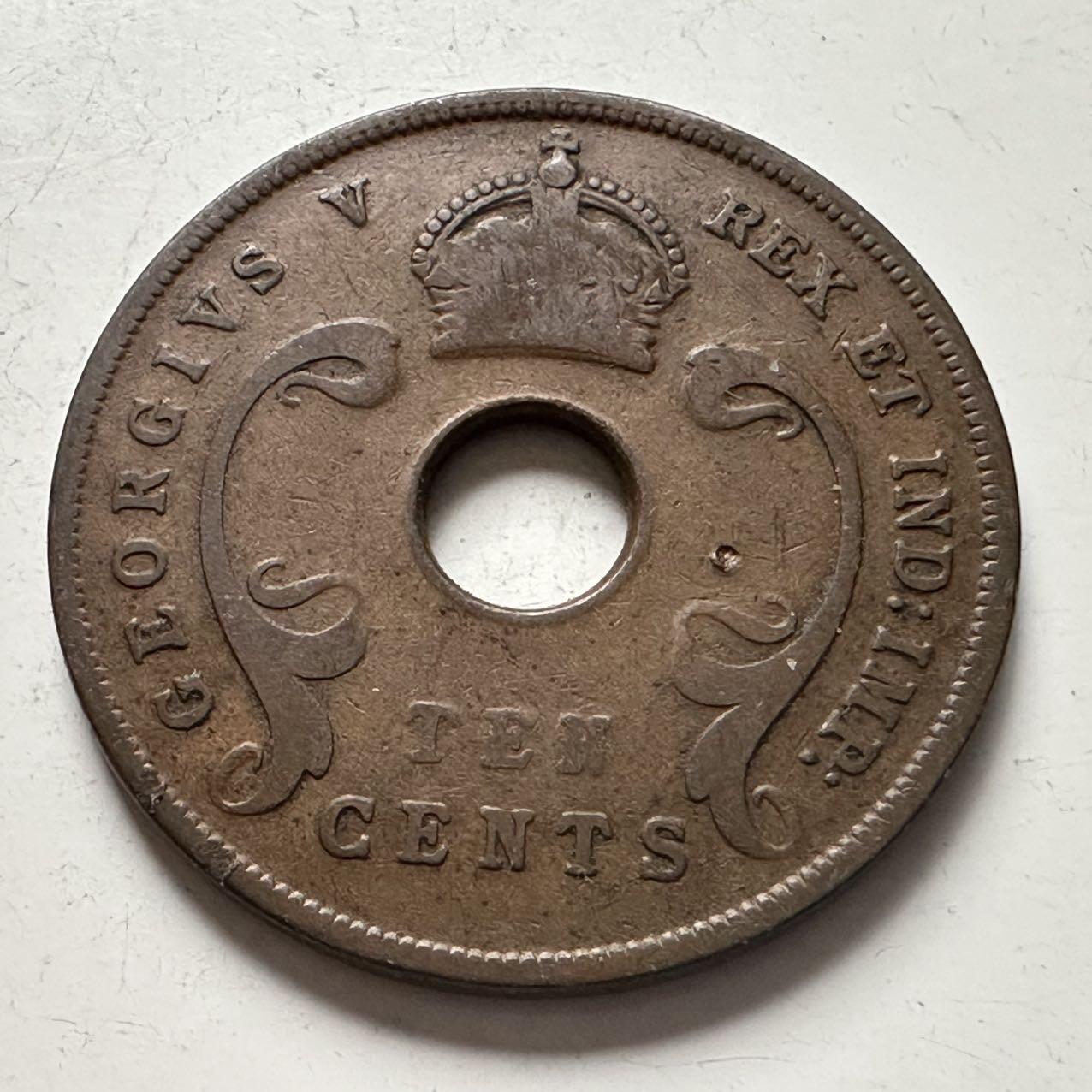 🌹外币初藏🌹🐯2025年第141场  每周二四六晚8️⃣点 接代拍 英属东非1924年10分