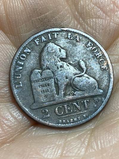 2025年第一百三十七场(总第一百六十三场）外国好品散币场(免佣金) - 比利时🇧🇪1870年2分(利奥波德二世时期)