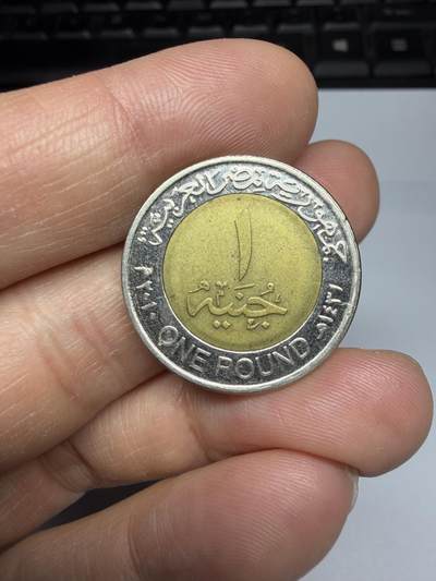 2025年集古藏今外币拍卖第十一期-第1场—（总第291拍），可以寄存60天，满160元包邮。 - 埃及双色一镑纪念币