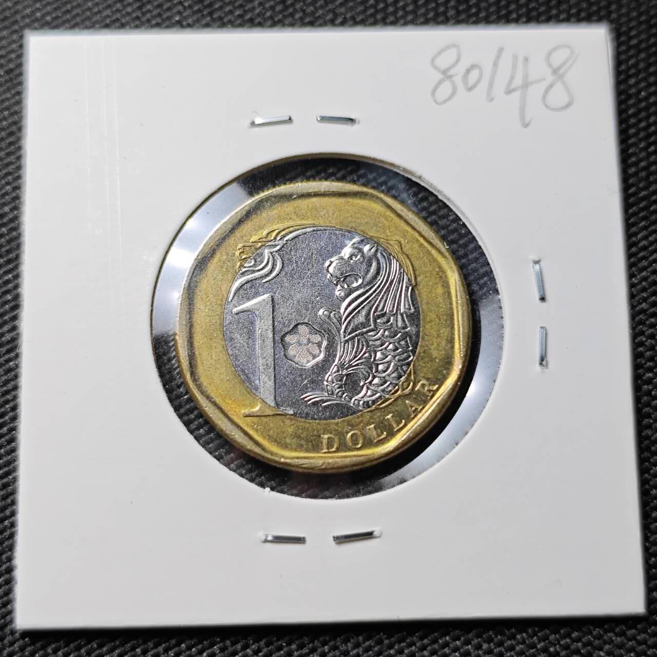 KK钱币收藏小铺 第380期  2月预留时间 周末发货  新加坡1元