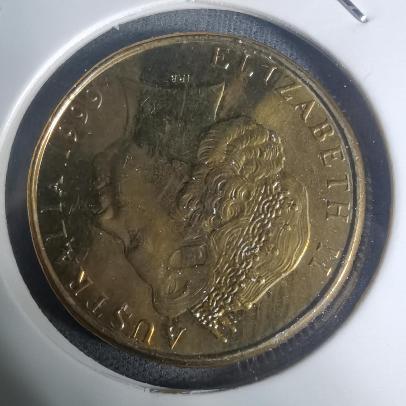 沼泽如烟--第934场 澳大利亚1999年一元纪念币