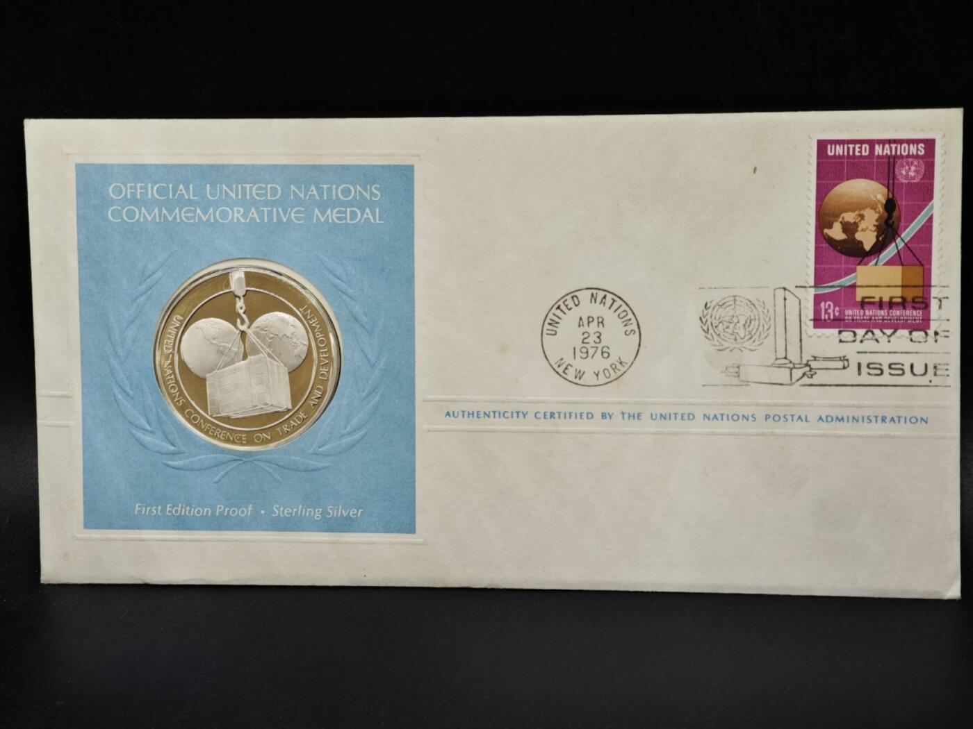 【淘币小摊】实时拍第八百三十拍   银币套币场   满百包邮可预留二周 每周一统一发货   联合国精制银章重20克925银银价260