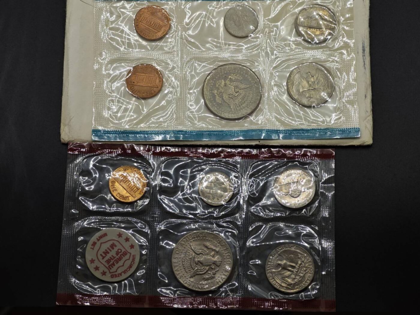 【淘币小摊】实时拍第八百三十拍   银币套币场   满百包邮可预留二周 每周一统一发货   美国1971年套币