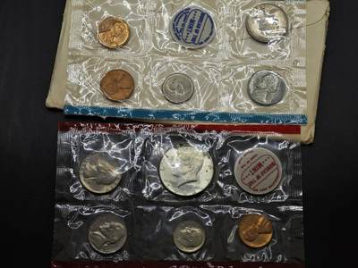 【淘币小摊】实时拍第八百三十拍   银币套币场   满百包邮可预留二周 每周一统一发货   - 美国1968年肯尼迪套币含1枚银币