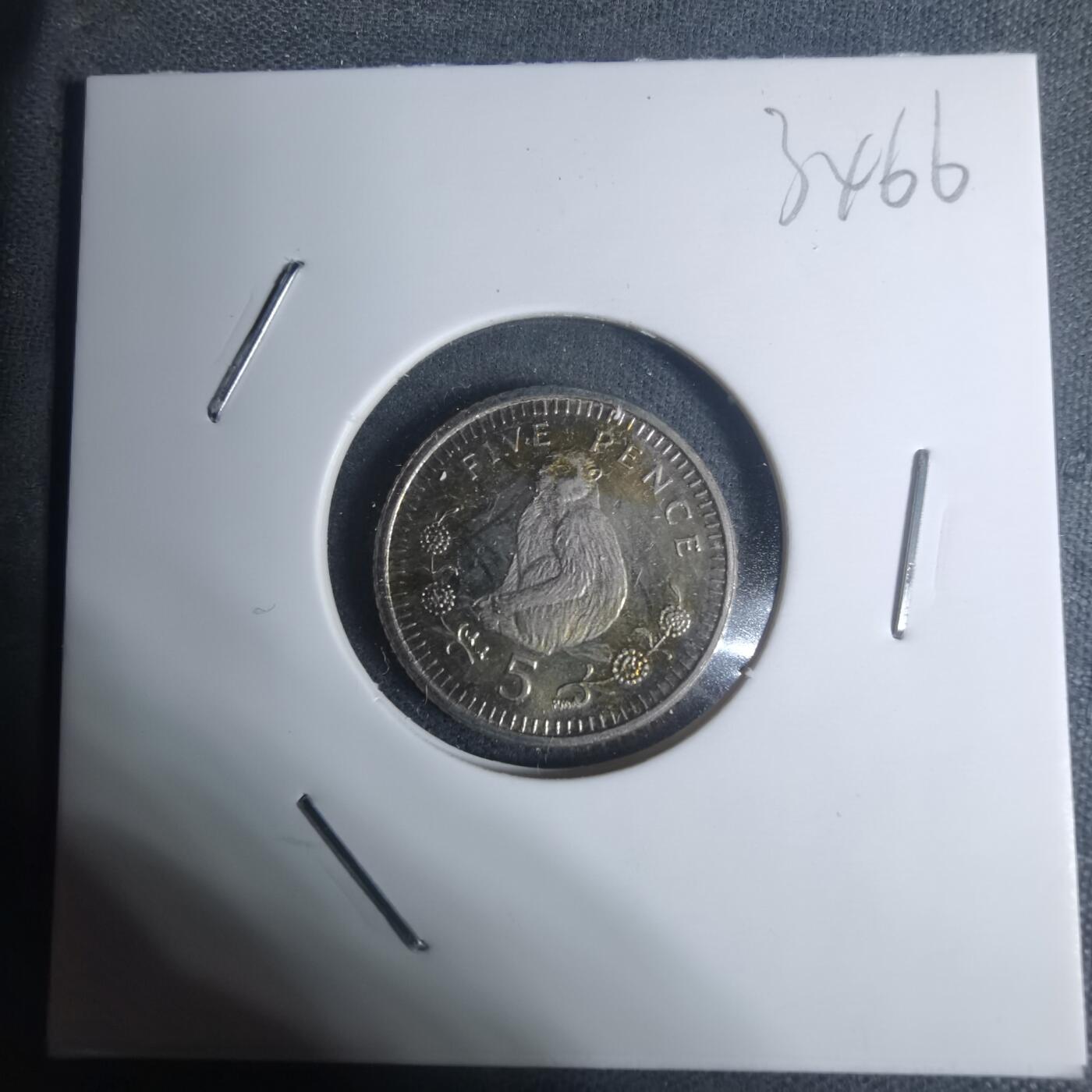 沼泽如烟--第934场 直布罗陀2000年5便士