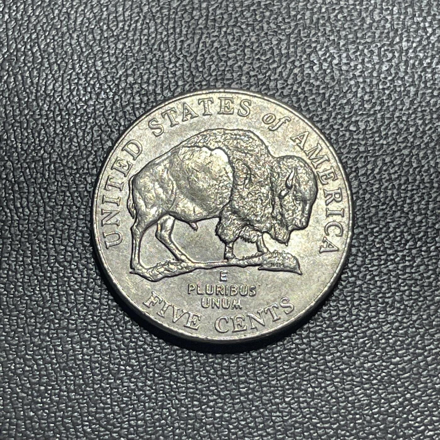 回流1222 美国2005年杰斐逊5美分“野牛镍币复刻版” 西弗吉尼亚州建州200年纪念币 