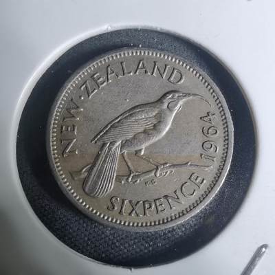 沼泽如烟--第934场 - 新西兰1964年6先令