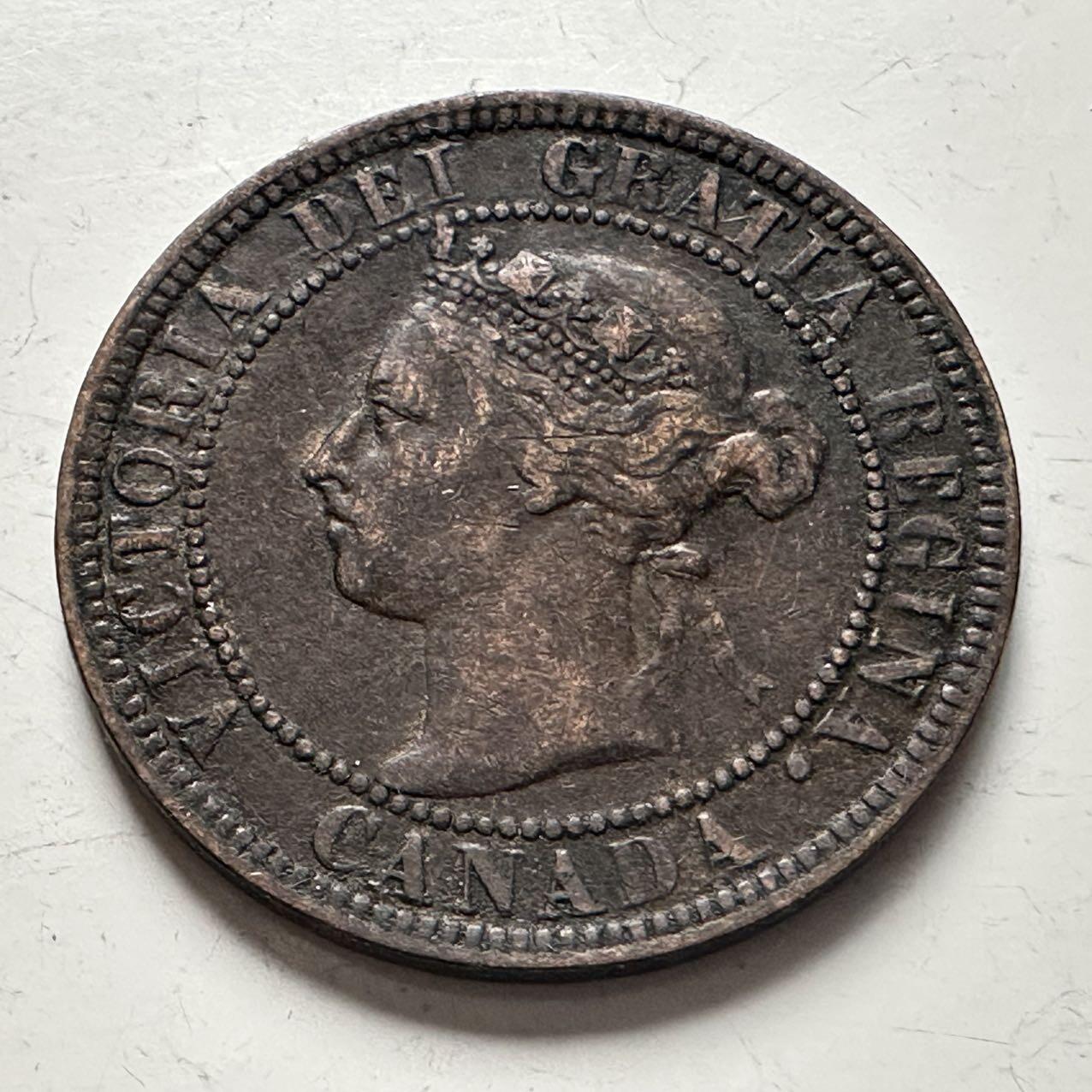 🌹外币初藏🌹🐯2025年第141场  每周二四六晚8️⃣点 接代拍 加拿大1901年一分