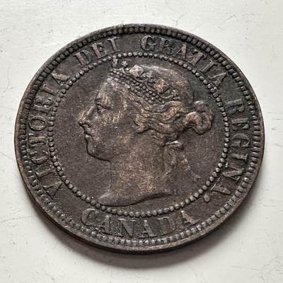 🌹外币初藏🌹🐯2025年第141场  每周二四六晚8️⃣点 接代拍 - 加拿大1901年一分