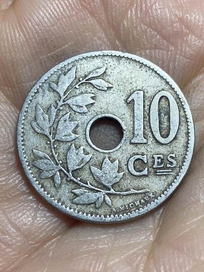 2025年第一百三十七场(总第一百六十三场）外国好品散币场(免佣金) - 比利时🇧🇪1904年10分(利奥波德二世时期，法语版)