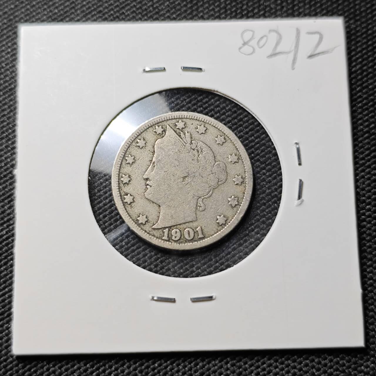 KK钱币收藏小铺 第380期  2月预留时间 周末发货  美国5分镍币