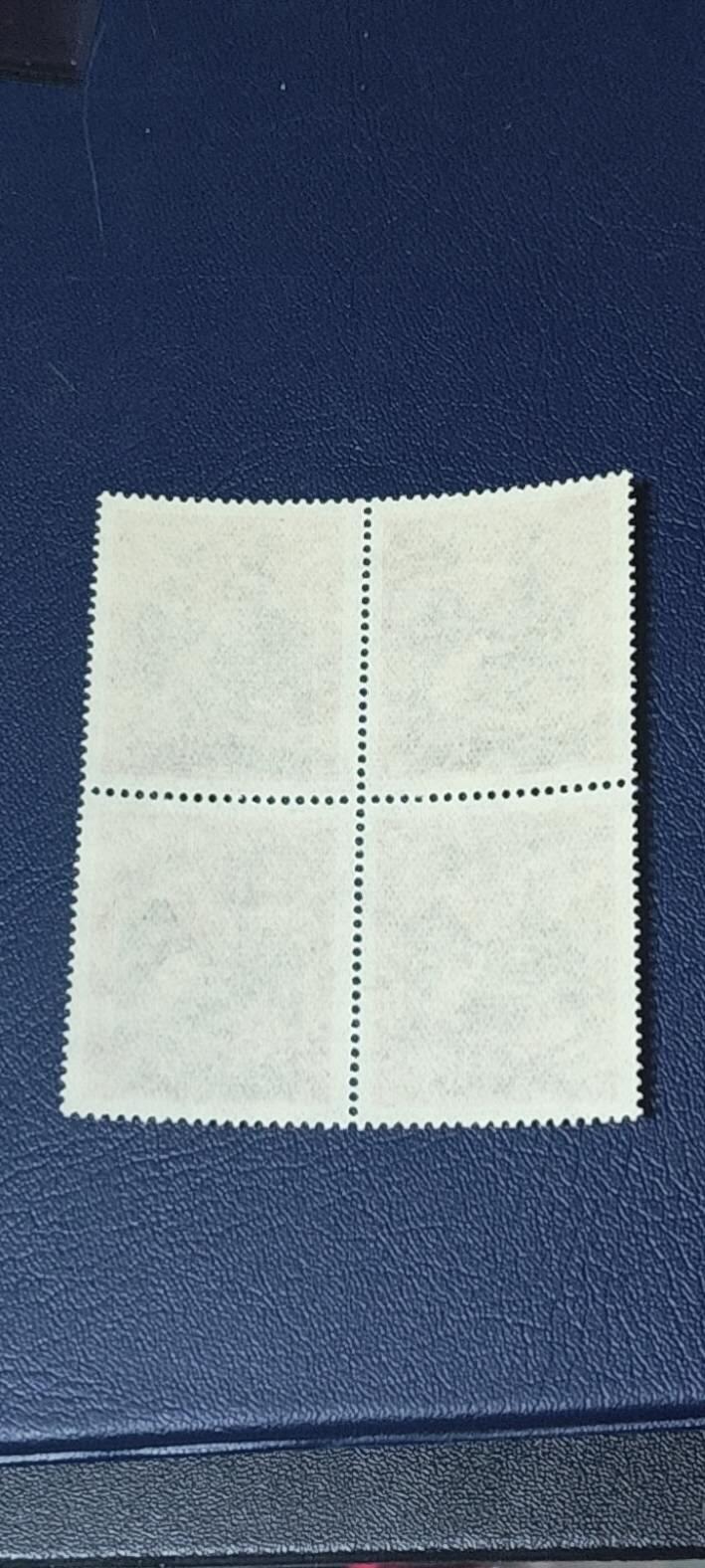 德国邮票专场，都是人物题材 德国邮票四方连，1967年发行，西德邮电技术专家  塔克西斯，品相如图