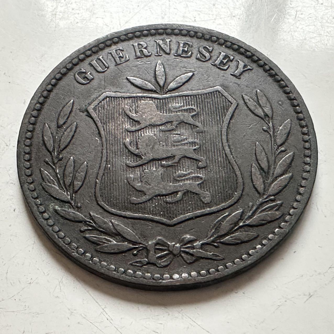 🌹外币初藏🌹🐯2025年第141场  每周二四六晚8️⃣点 接代拍 根西岛1893年8道布