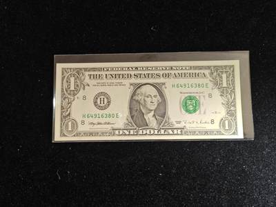 美国 1995年 1美元 H区 全新UNC - 美国 1995年 1美元 H区 全新UNC